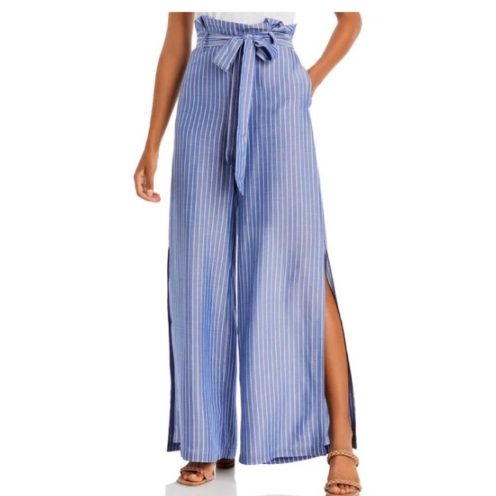Lucy Paris Blue and White Stripe Pants